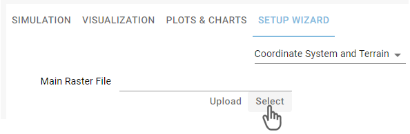 Selection of main raster file