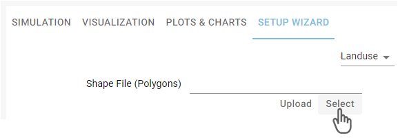 Selection of land use data