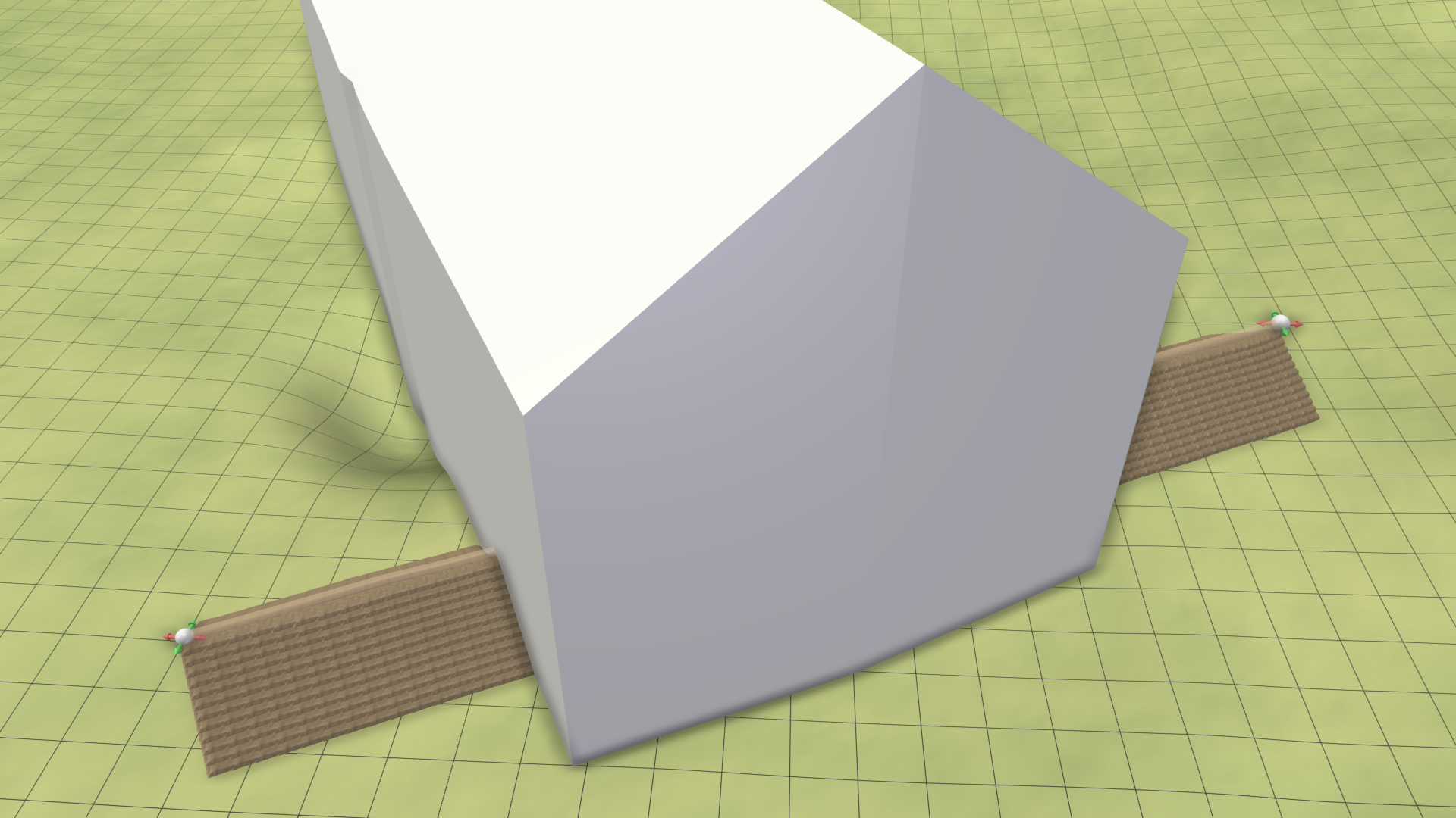 Barrier through building