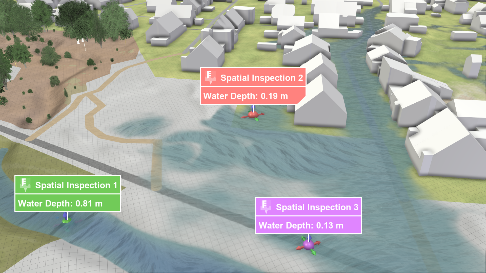 Action labels without water depth plots