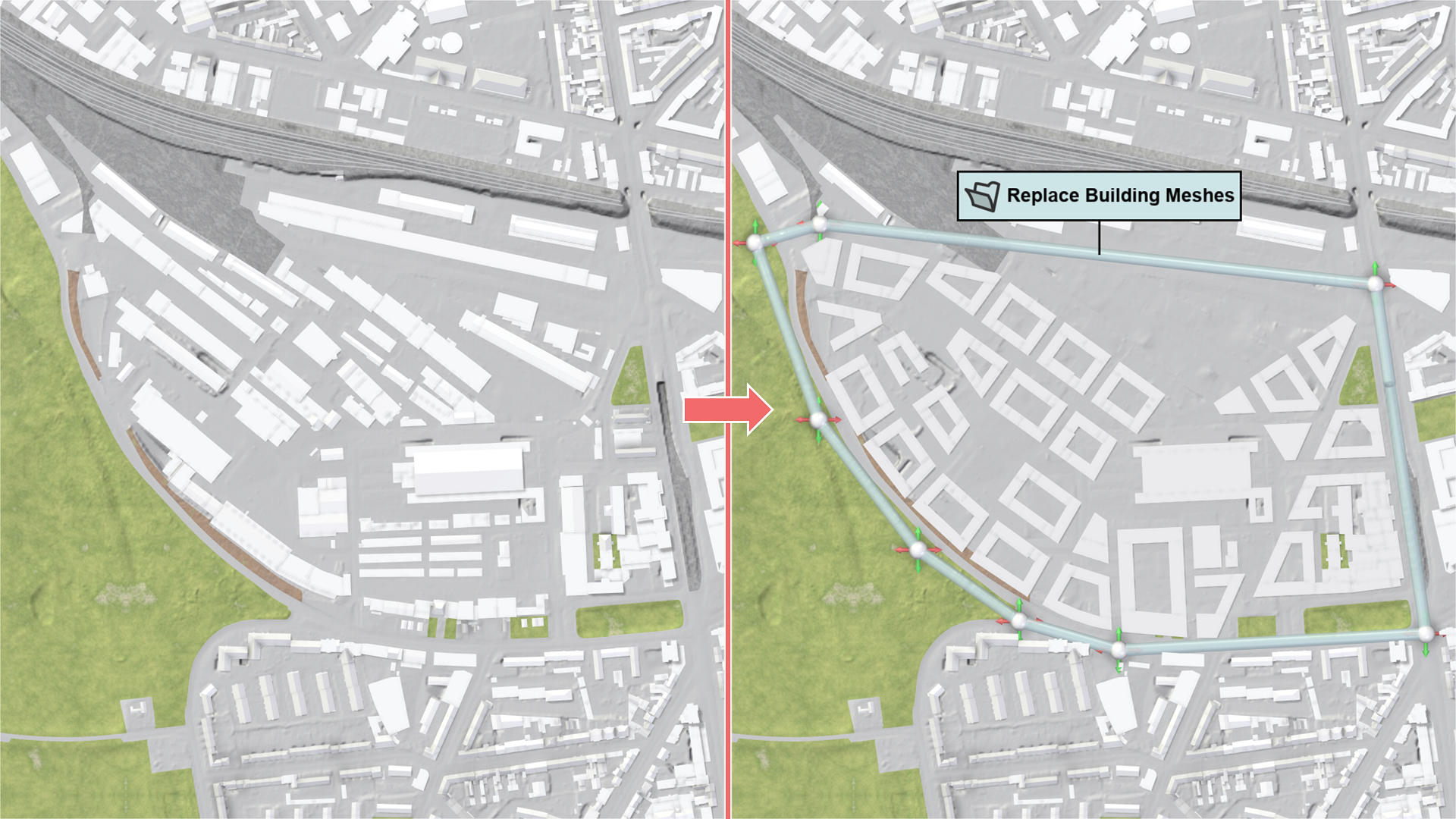 Replace building meshes Replace Building Meshes Image