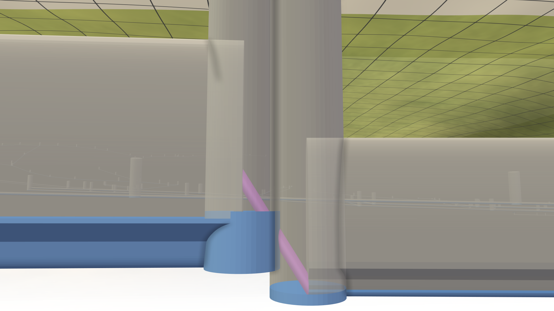 Water below sewer orifice opening