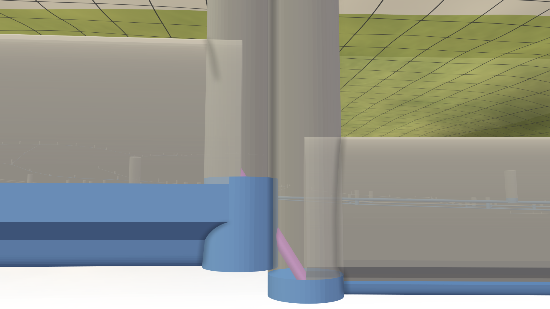 Water at sewer orifice opening