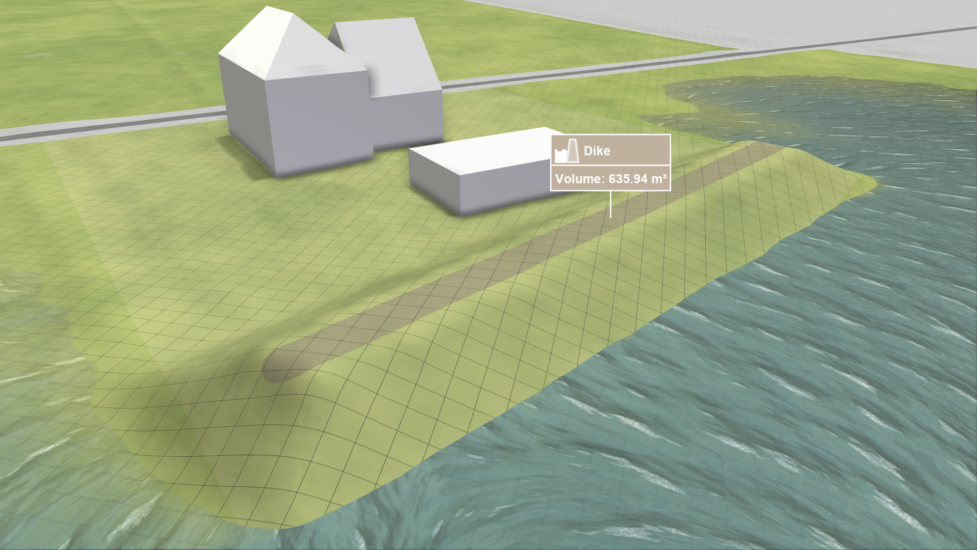 Dike action Dike Image