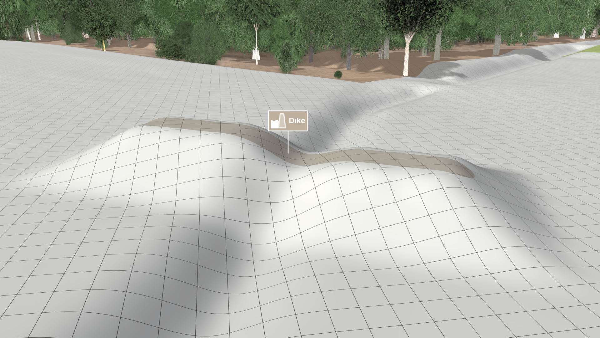 Height determination relative to terrain