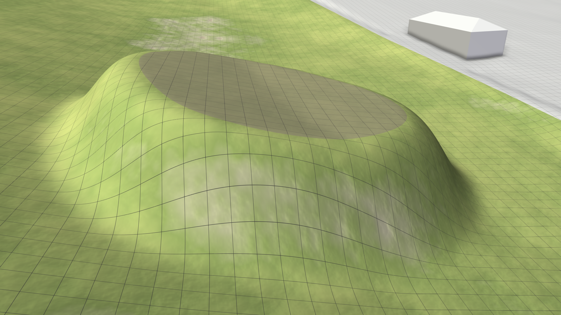 Height determination relative to terrain