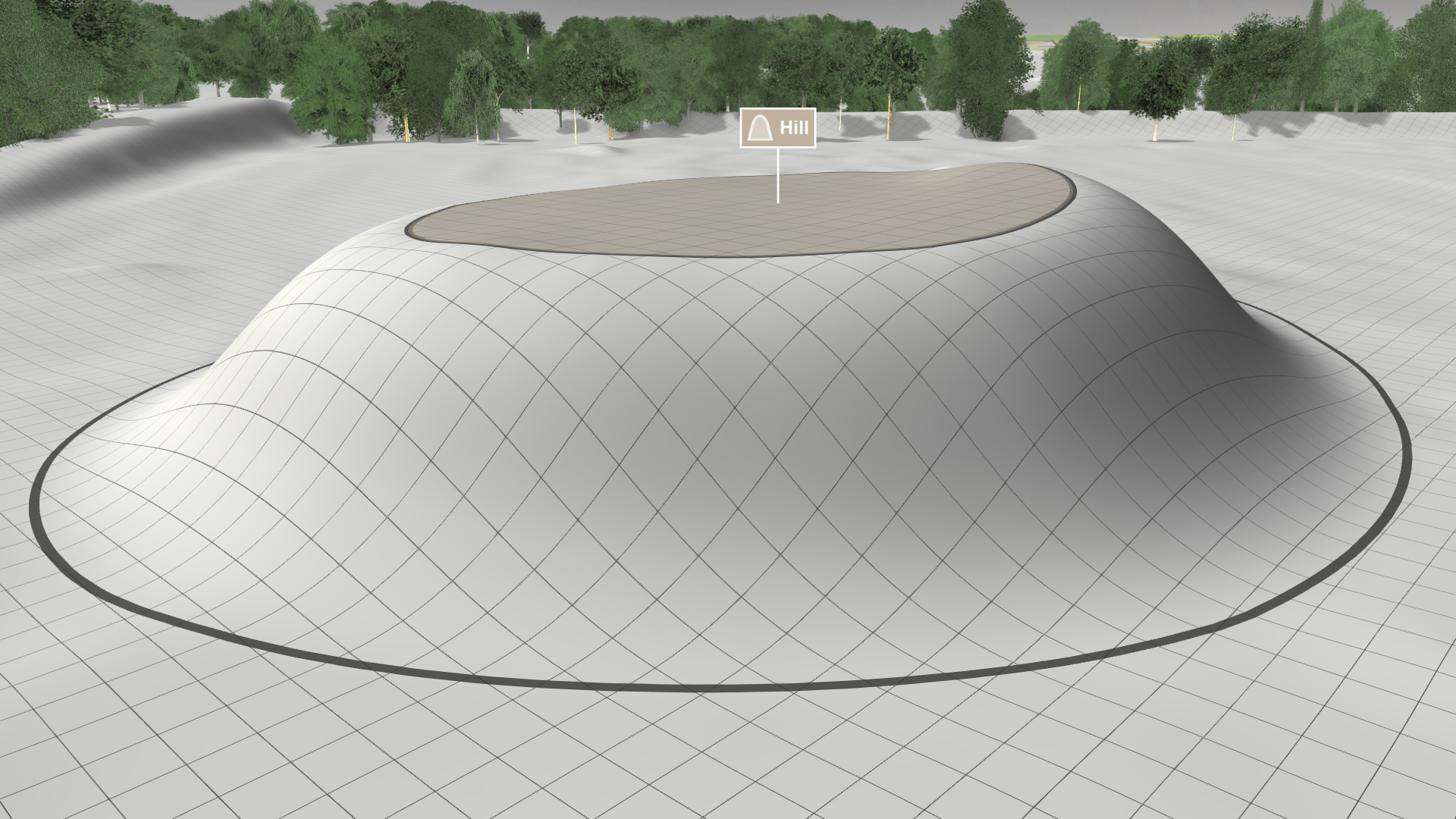 Hill with quadratic interpolation