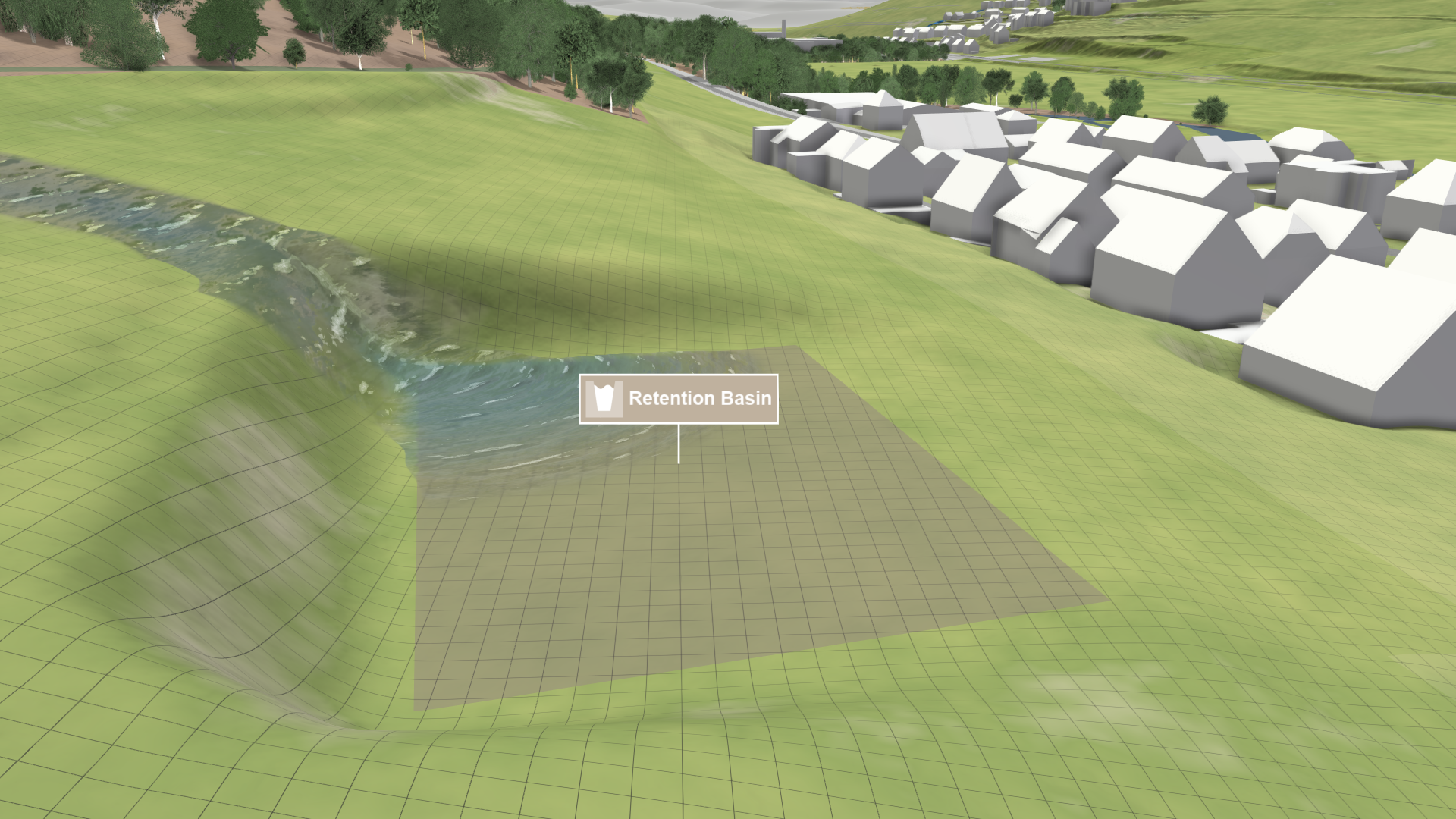 Depth determination from absolute elevation