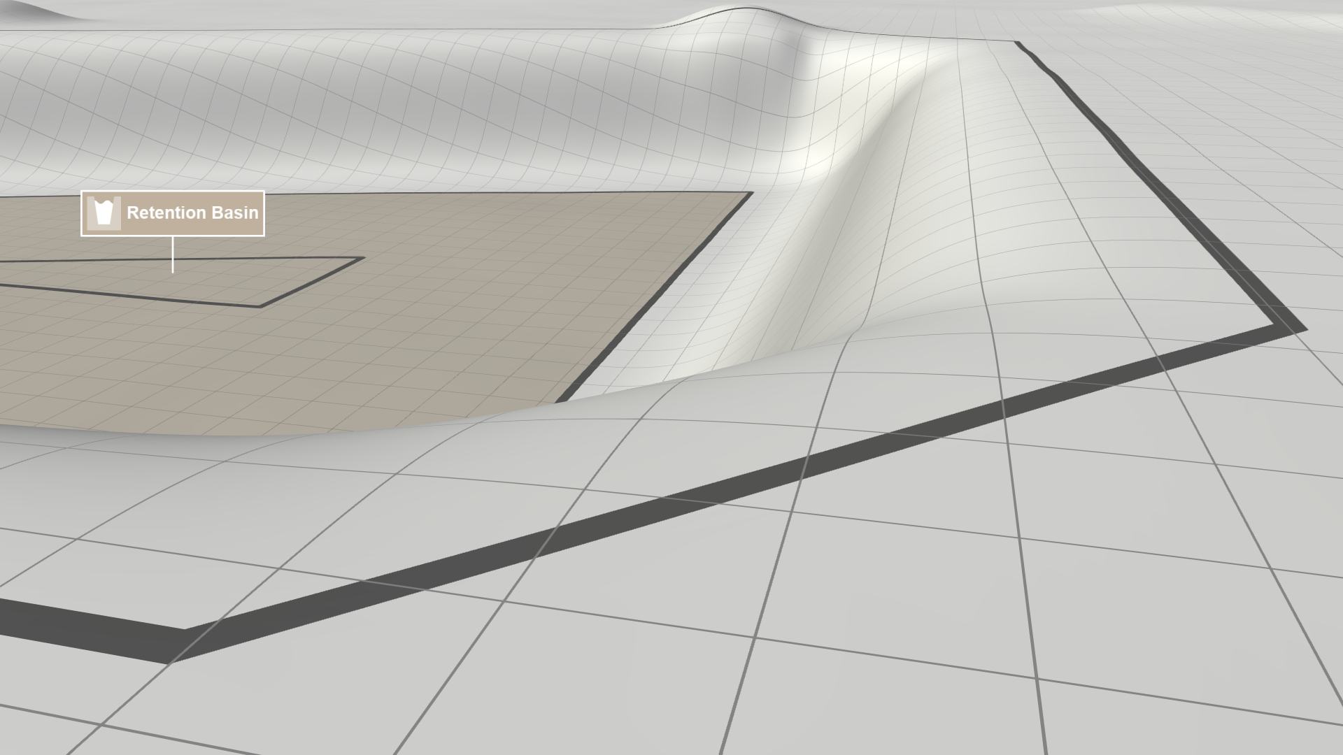 Basin with cubic interpolation