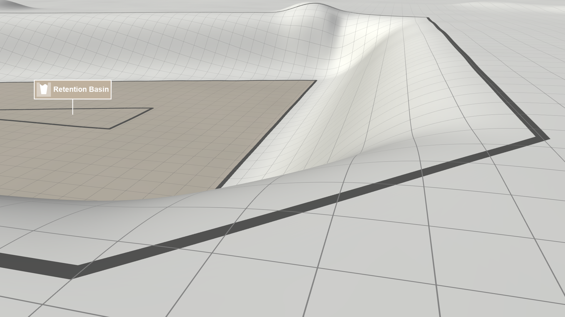 Basin with quadratic interpolation