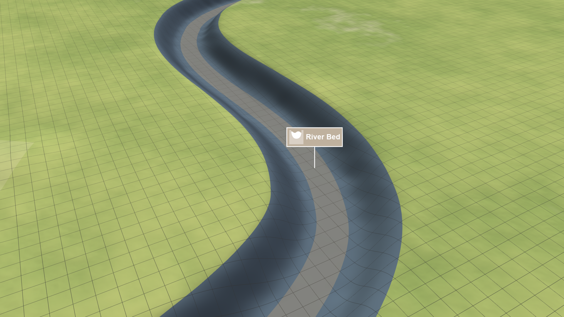 Steep angle of slope