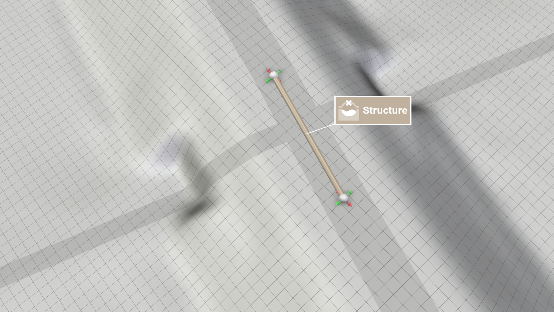 Structure line drawing