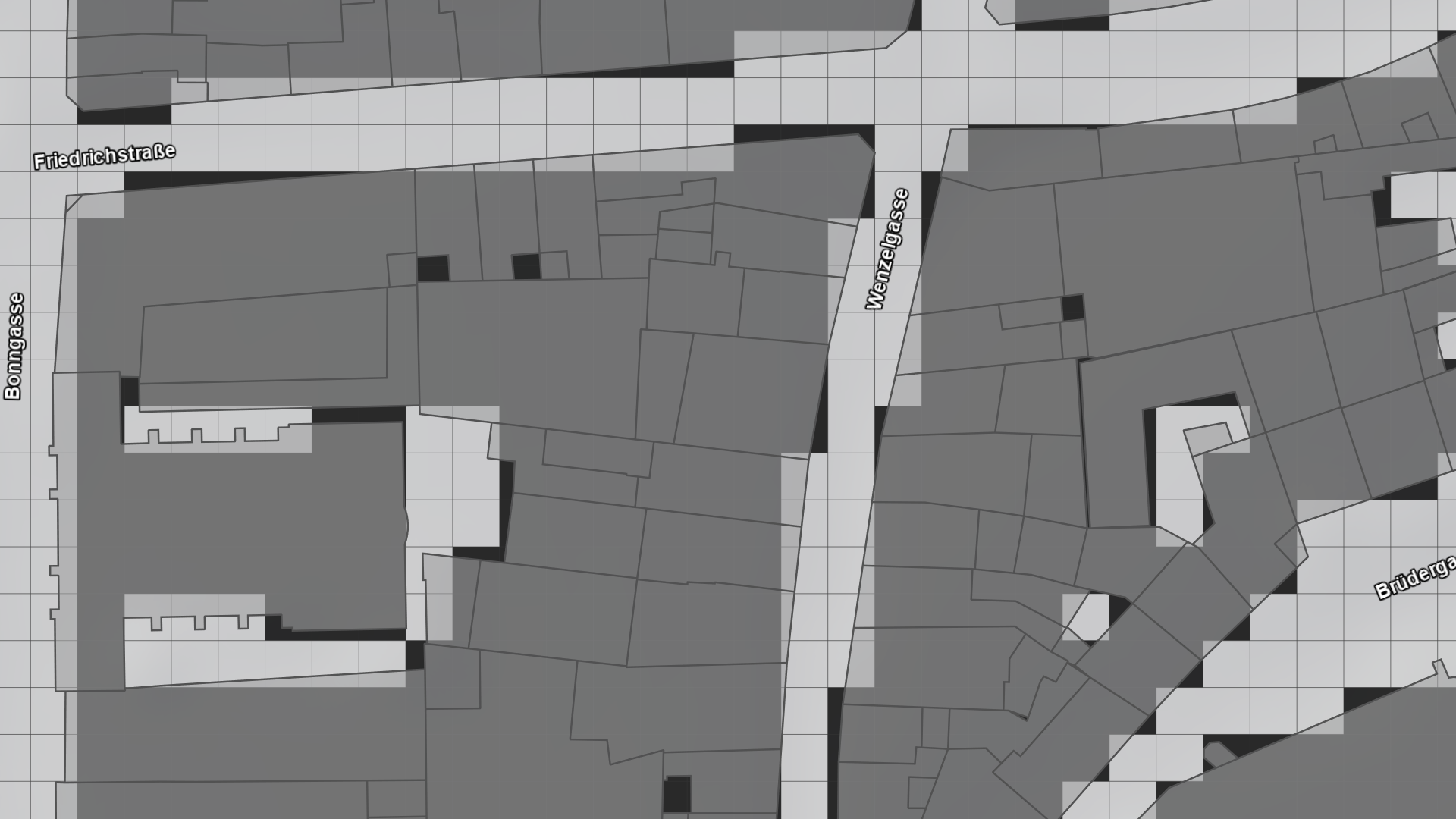 Wall Boundaries for a Narrow Street