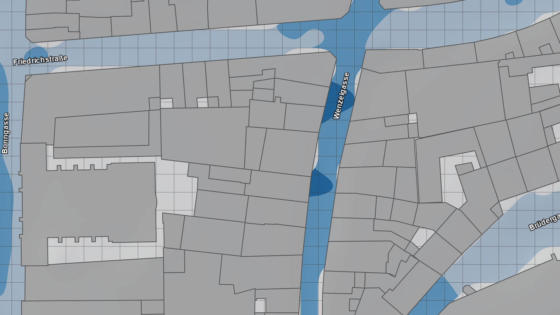 Water Flow through a Narrow Street