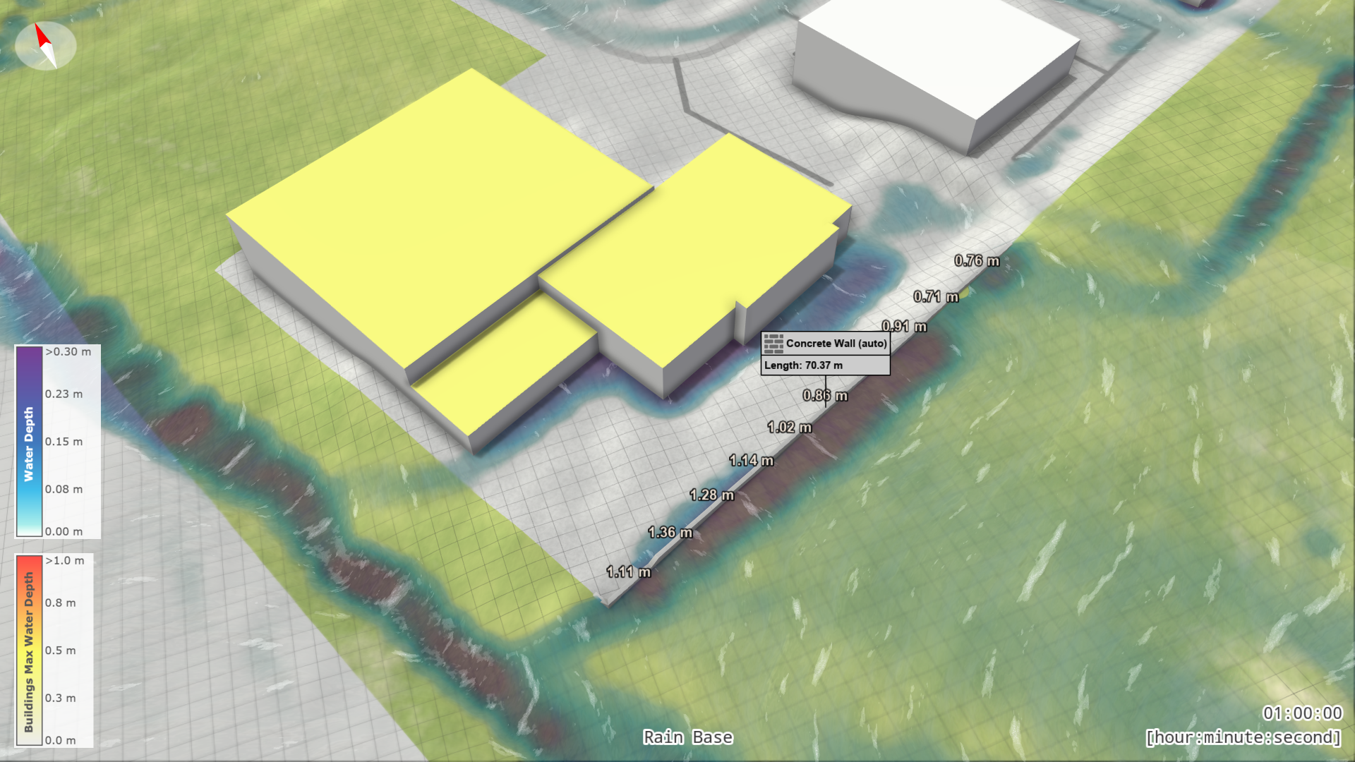 Concrete Wall Simulated