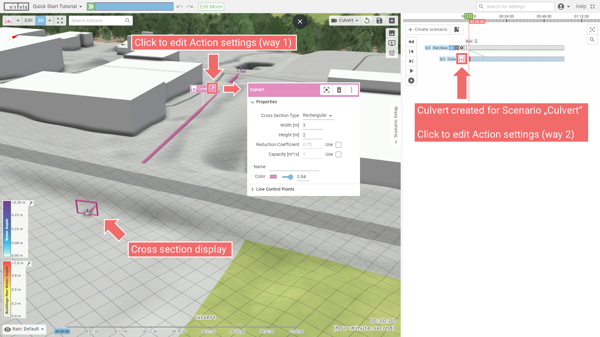 Culvert for Scenario Created Culvert for Scenario Created