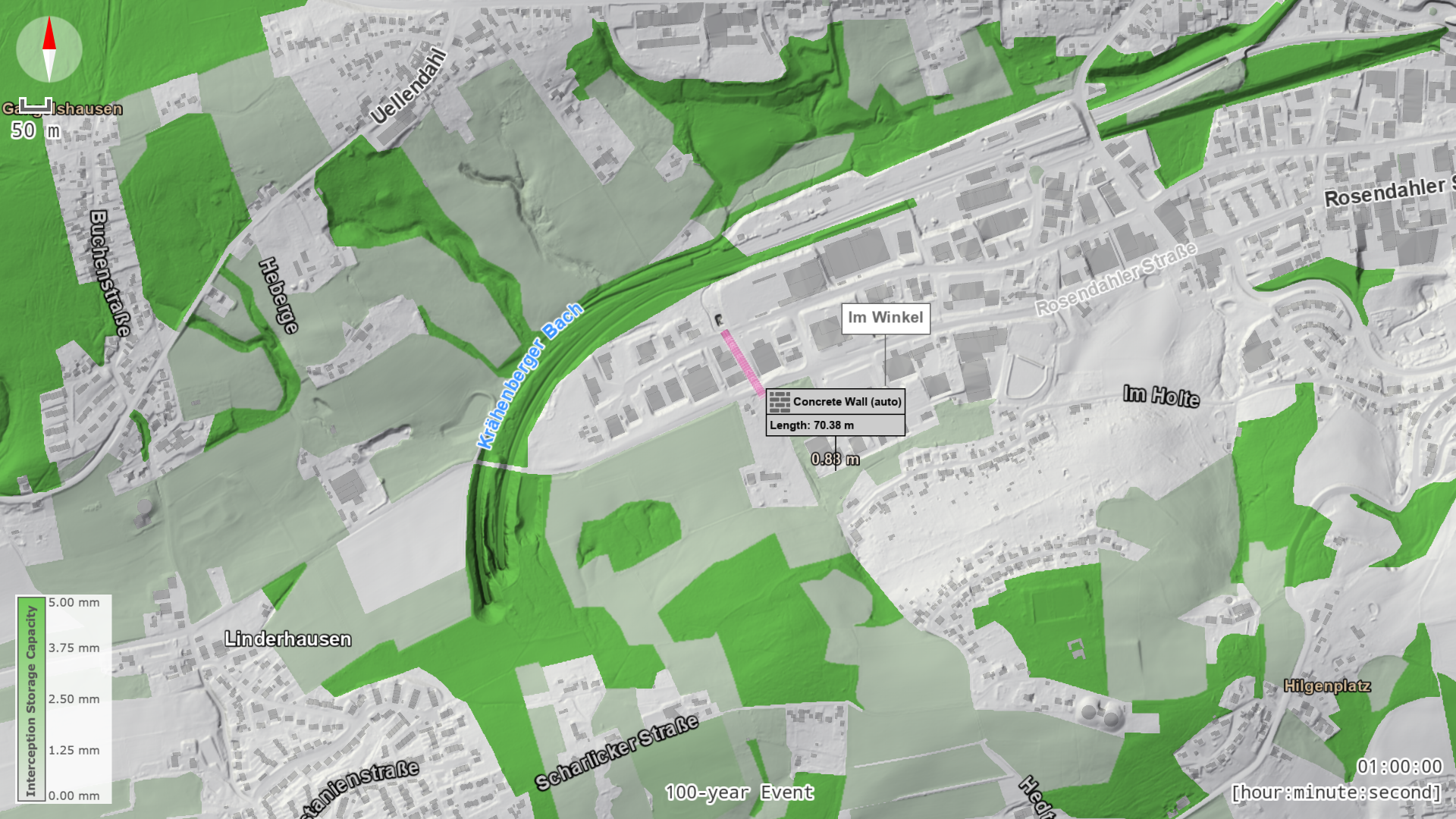 Interception Storage Capacity Interception Storage Capacity