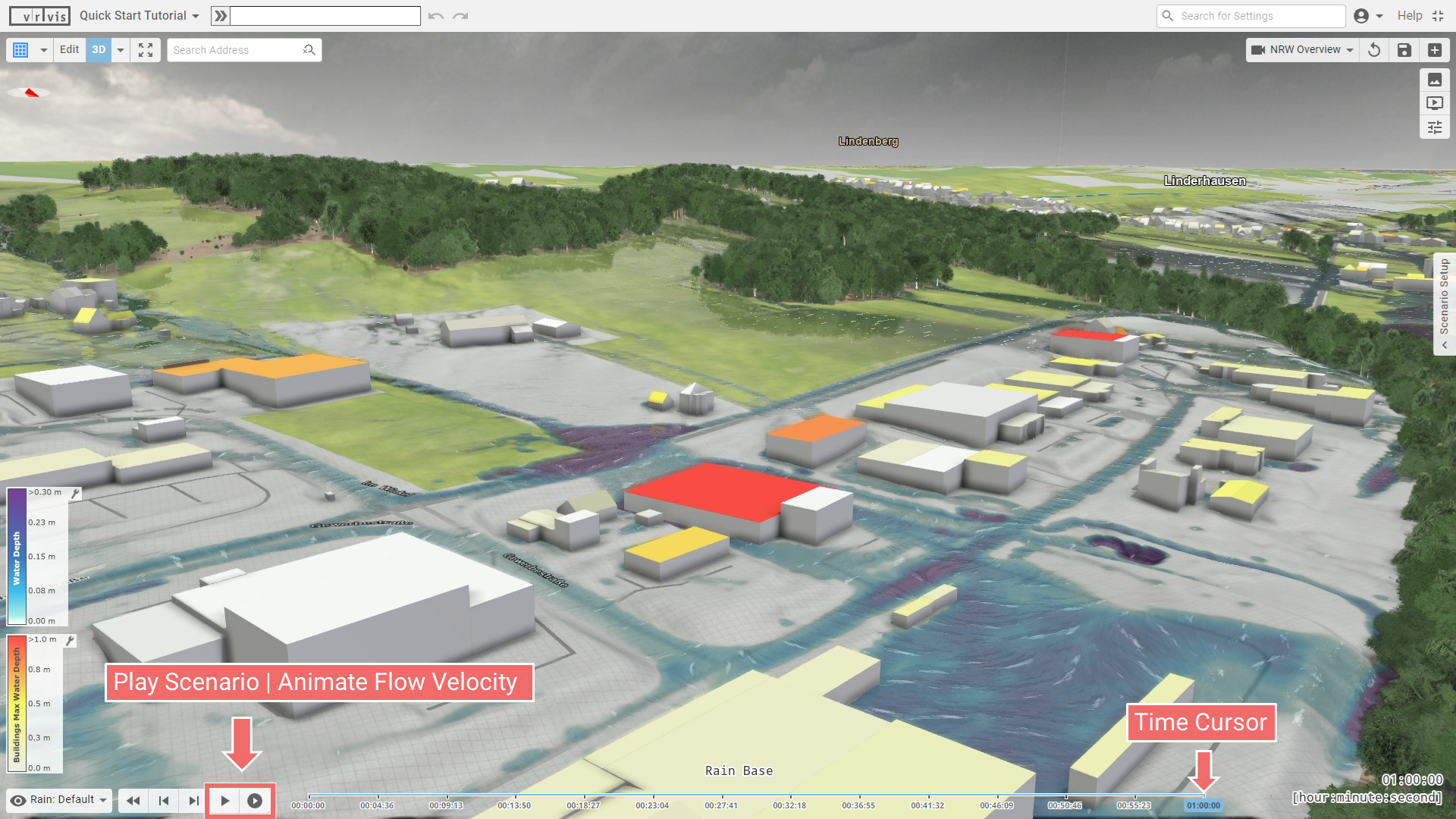 Simulated Heavy Rain Scenario Simulated Heavy Rain Scenario