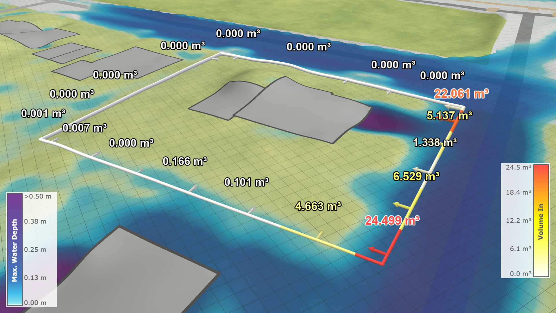 Inspection of premises inflow