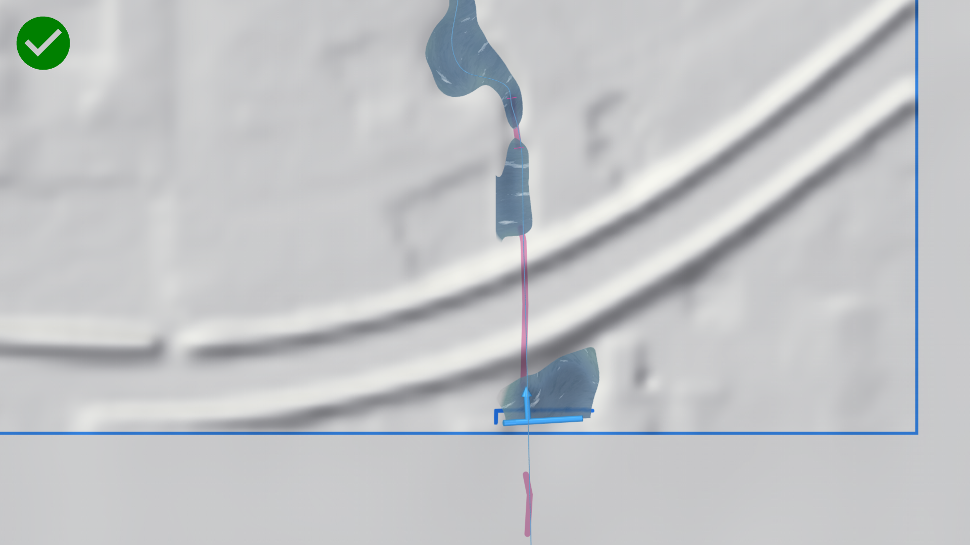 Domain does not intersect lakes, culverts, and tunnels