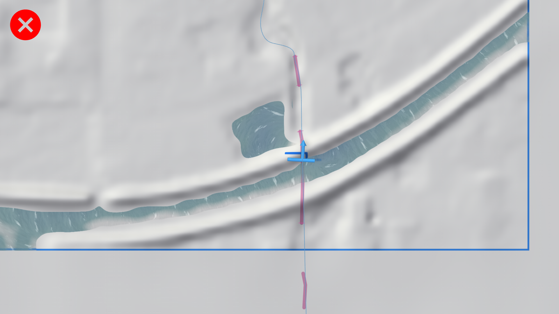 Inflow intersects culvert