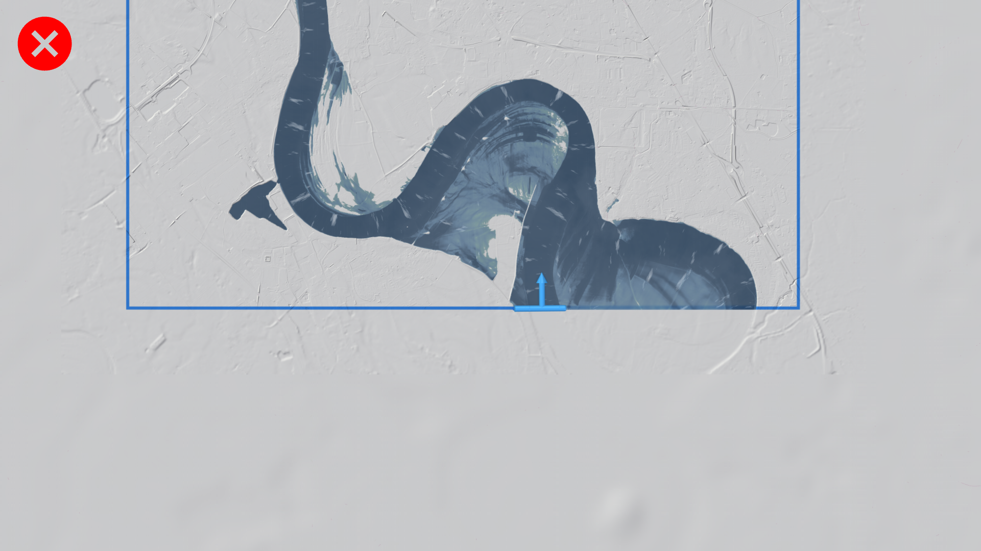 Floodplain split by domain