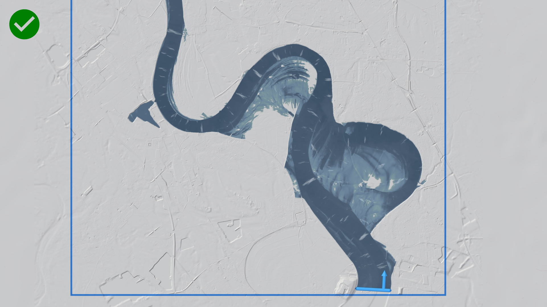 Domain does not split floodplains