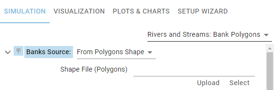 River Bank Polygons Settings