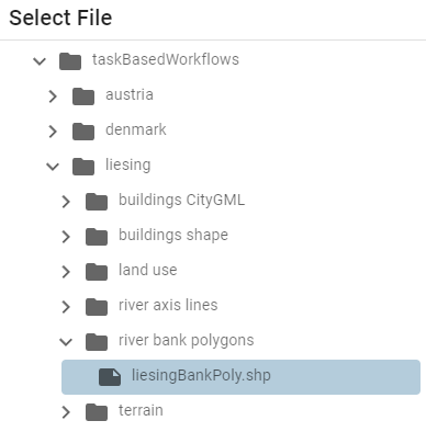Select River Bank Polygons