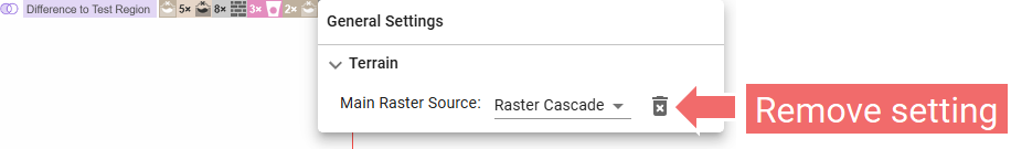 Delete setting Delete Setting