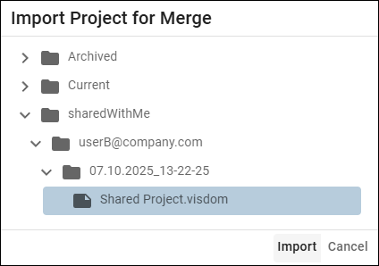 Import for merge Import for Merge