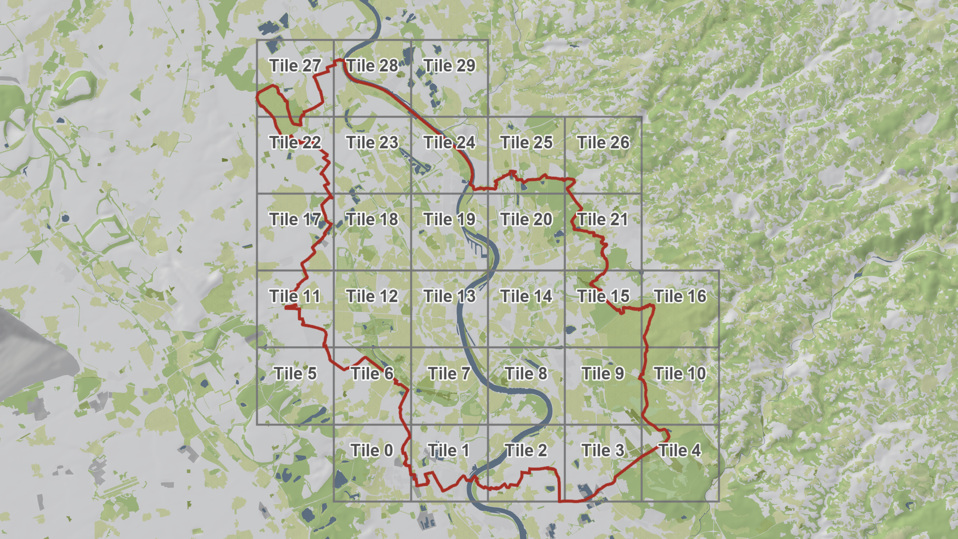 Modeling Region with Work Tiles