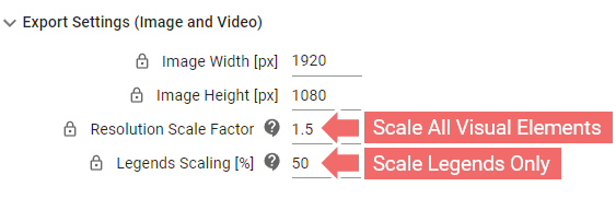 Export Results via Export Bar - Scaling Export Results 5