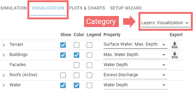Visualization Settings 1